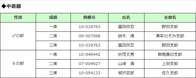 中距離