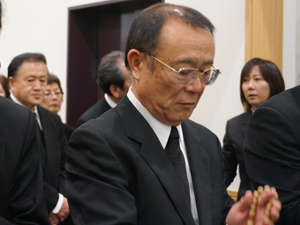 尾内一郎氏の告別式