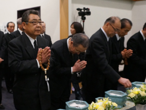 尾内一郎氏の告別式
