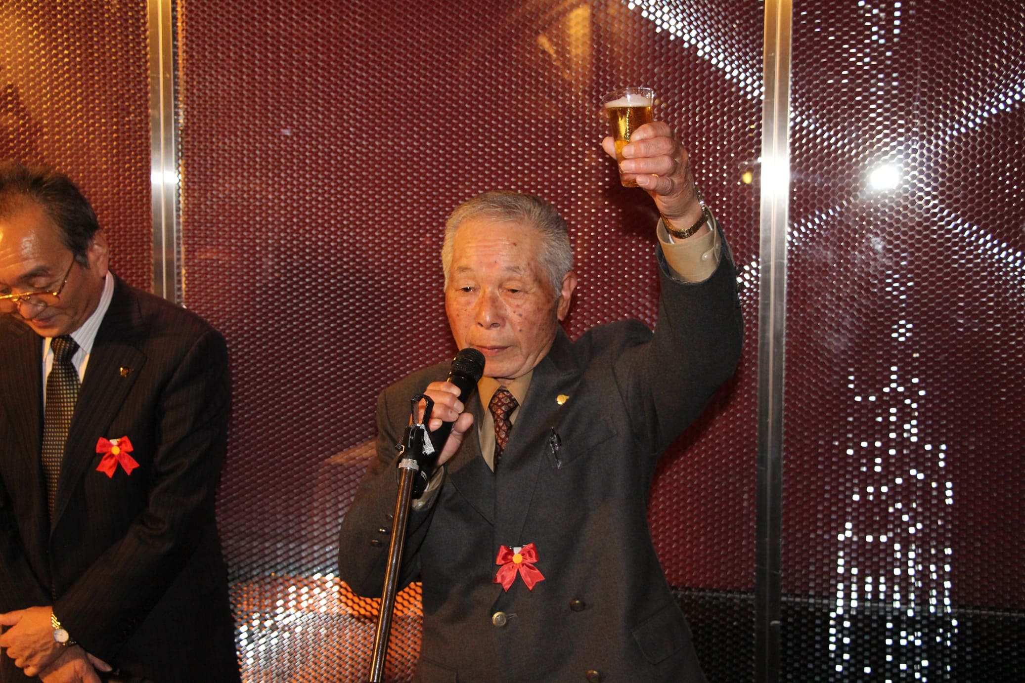 藤井顧問乾杯