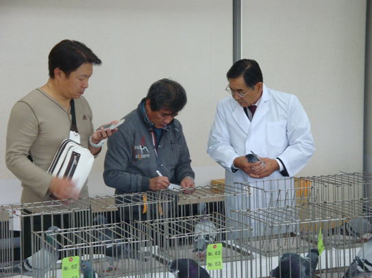 ▲審査風景(審査員の岩田耕三専務理事、山﨑清氏