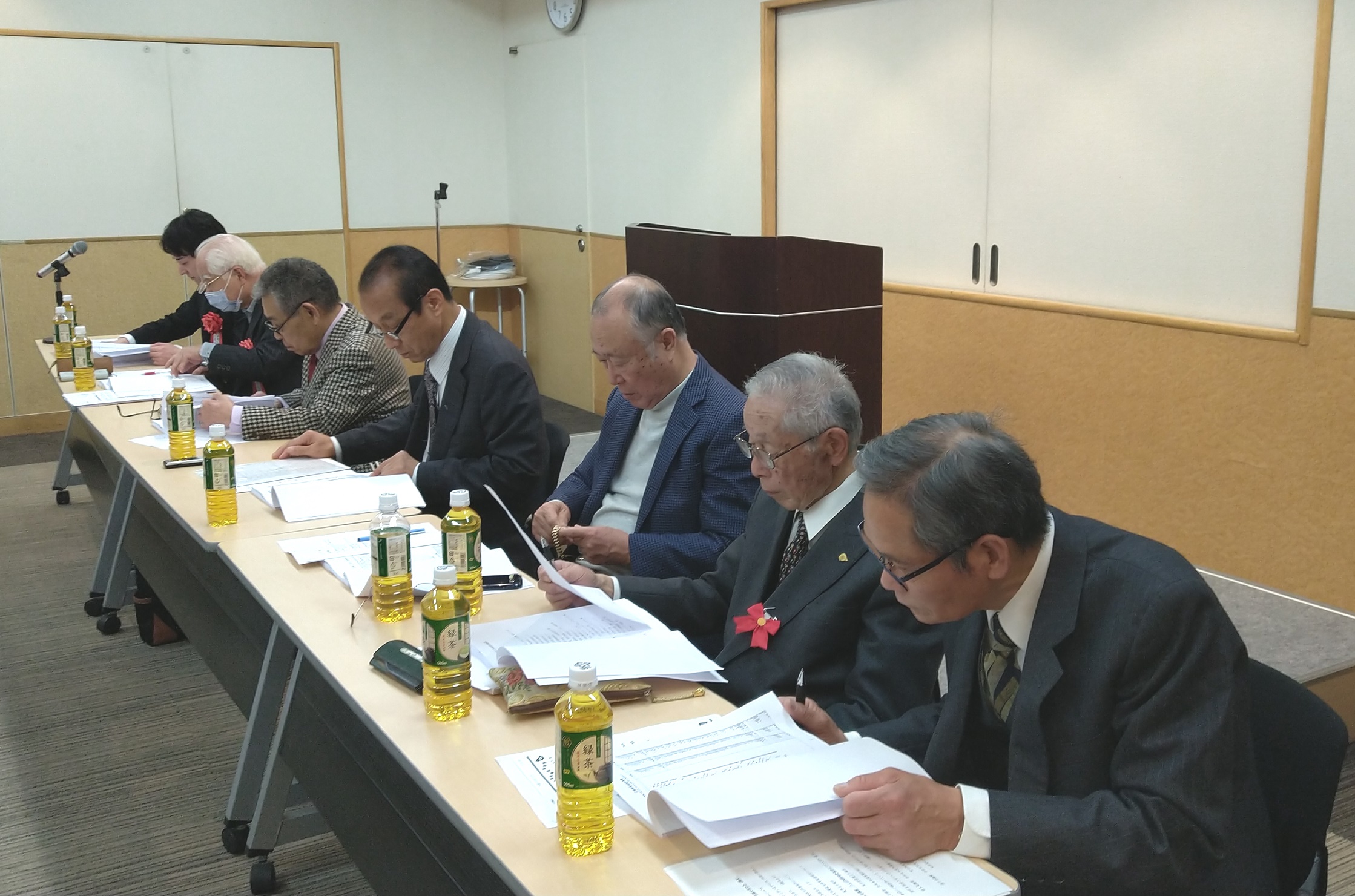 理事会・代議員総会風景